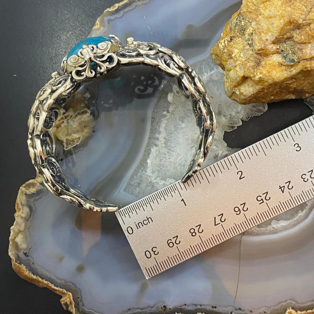Carolyn Pollack Sterling Tanzanite & Quartz Doublet With 4 Amethyst Bracelet - Picture 8 of 10
